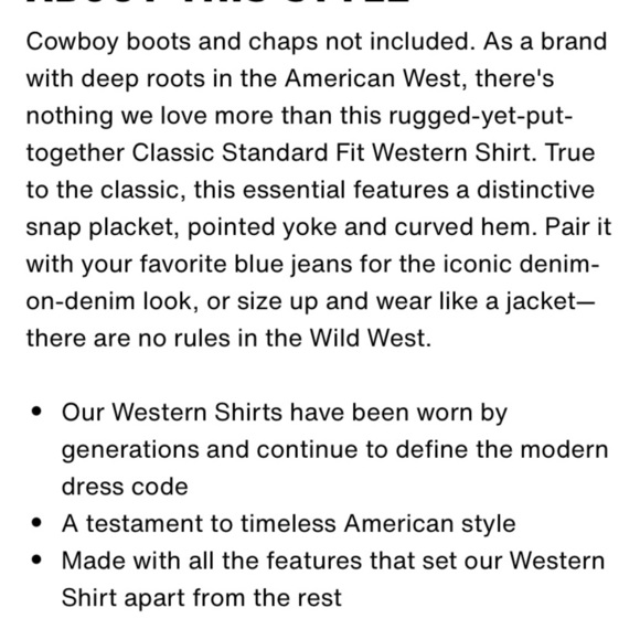 CLASSIC WESTERN STANDARD FIT
SHIRT new 🆕 Levi’s - Picture 6 of 9